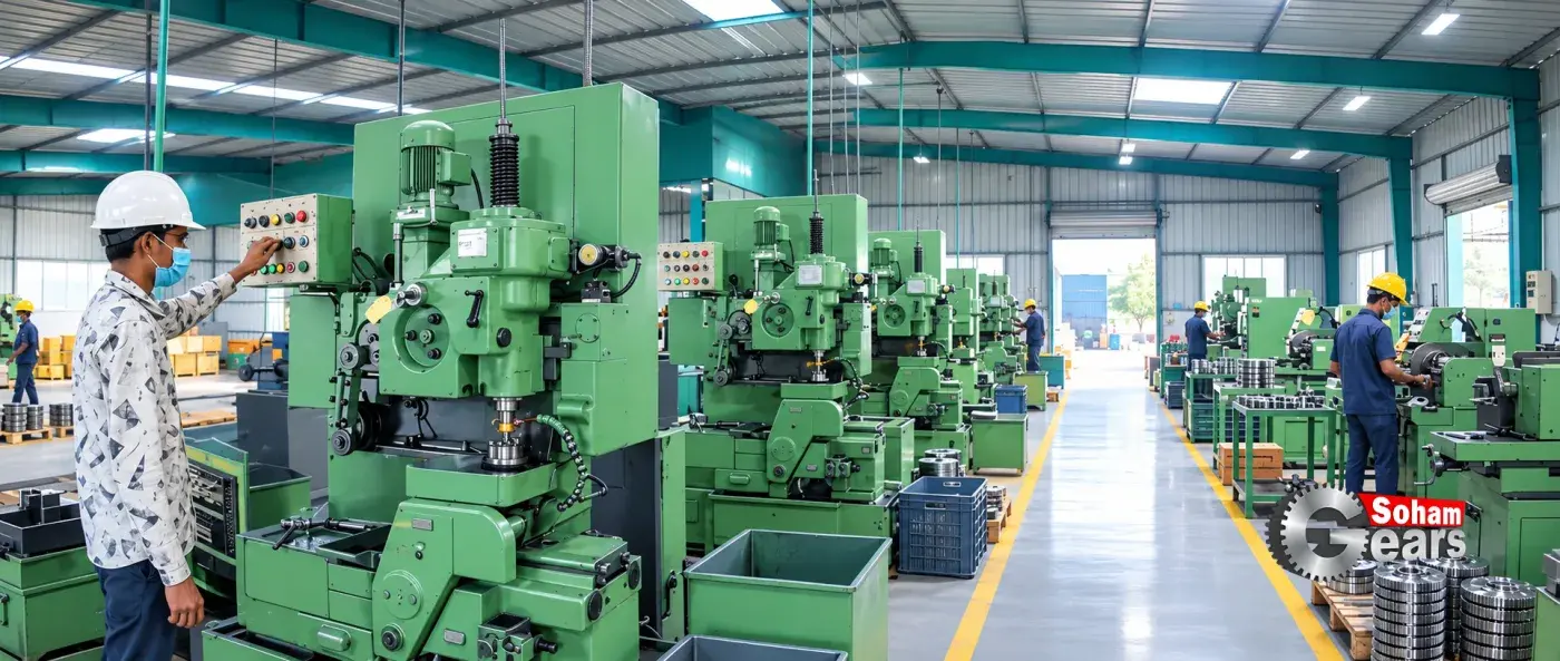 Soham Gears workshop floor